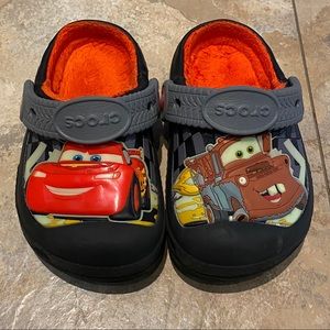❌SOLD❌ Crocs Size 6/7 Disney Pixar Cars Fur-lined